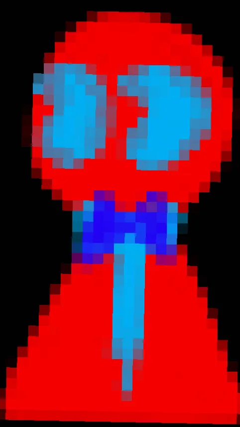 ai character: ￼ Red wooden background
