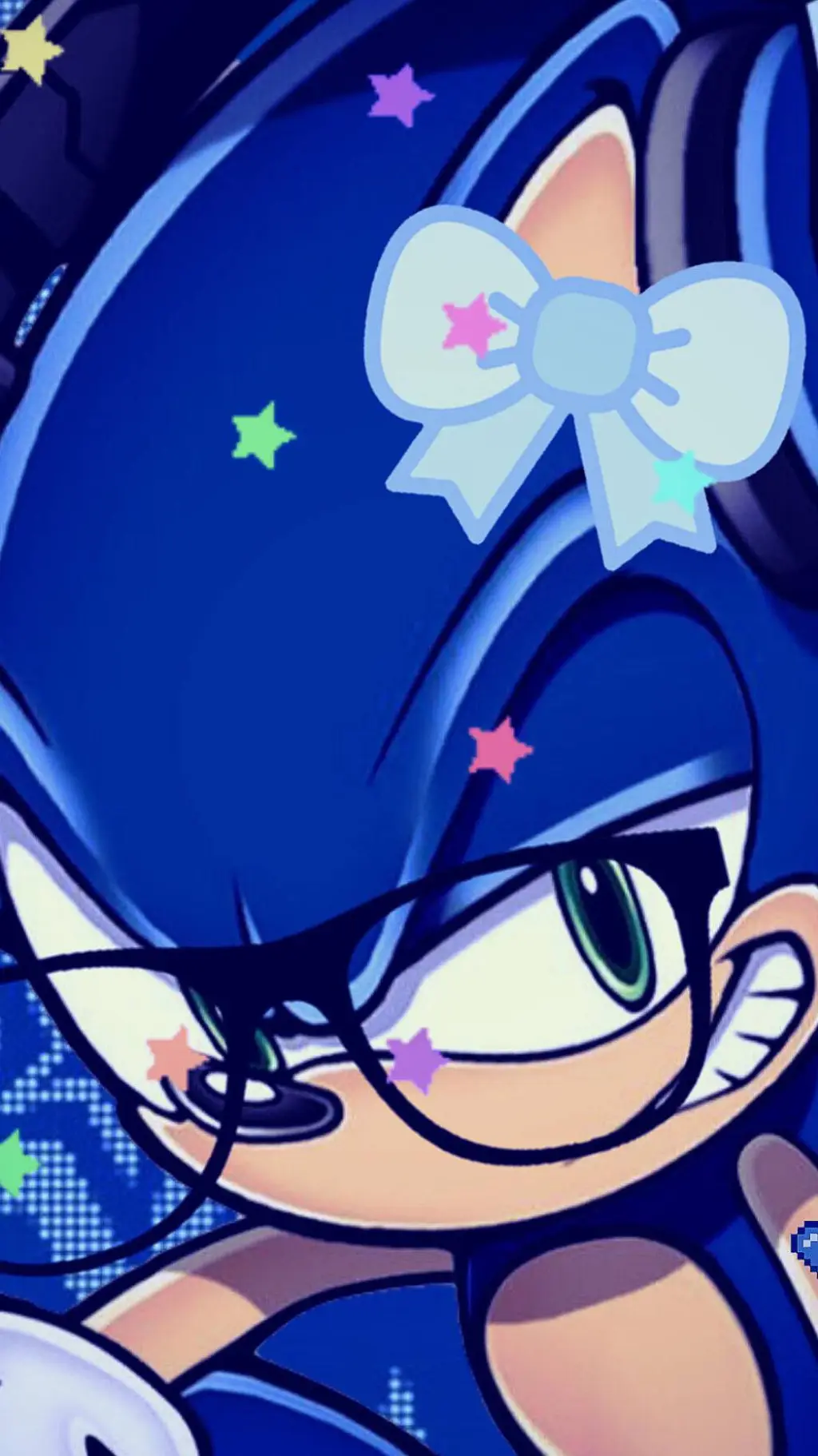 ai character: sunny x moon background