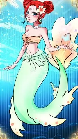 ai character: 𝕞𝕖𝕣𝕞𝕒𝕚𝕕 𝕢𝕦𝕖𝕖𝕟 background