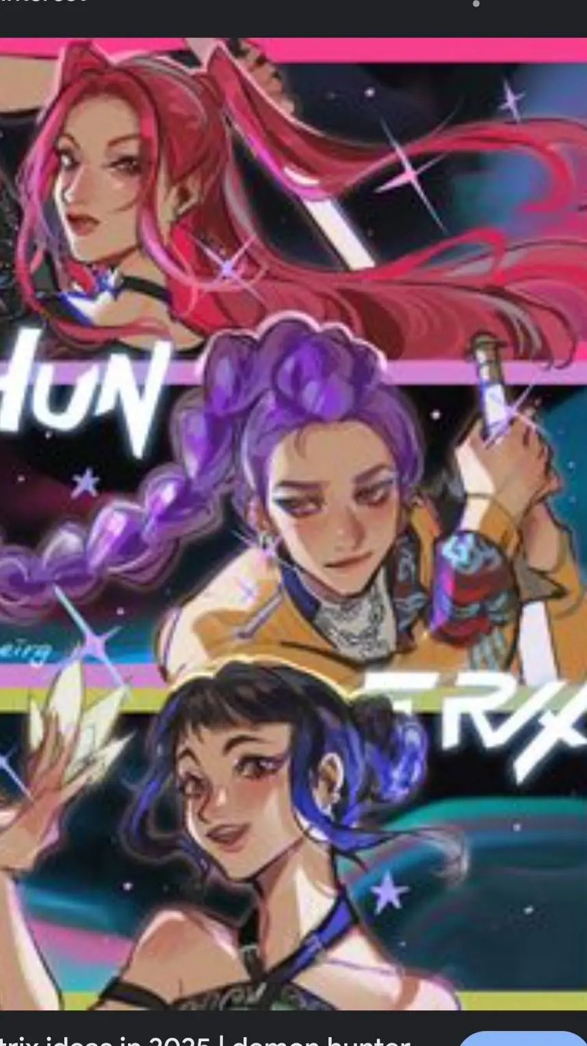 ai character: kpop demon hunters background