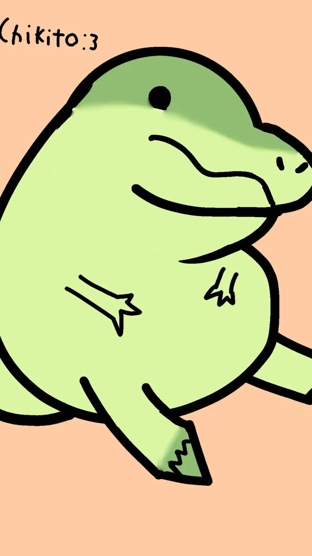 ai character: Mini-Crocodile:3 background