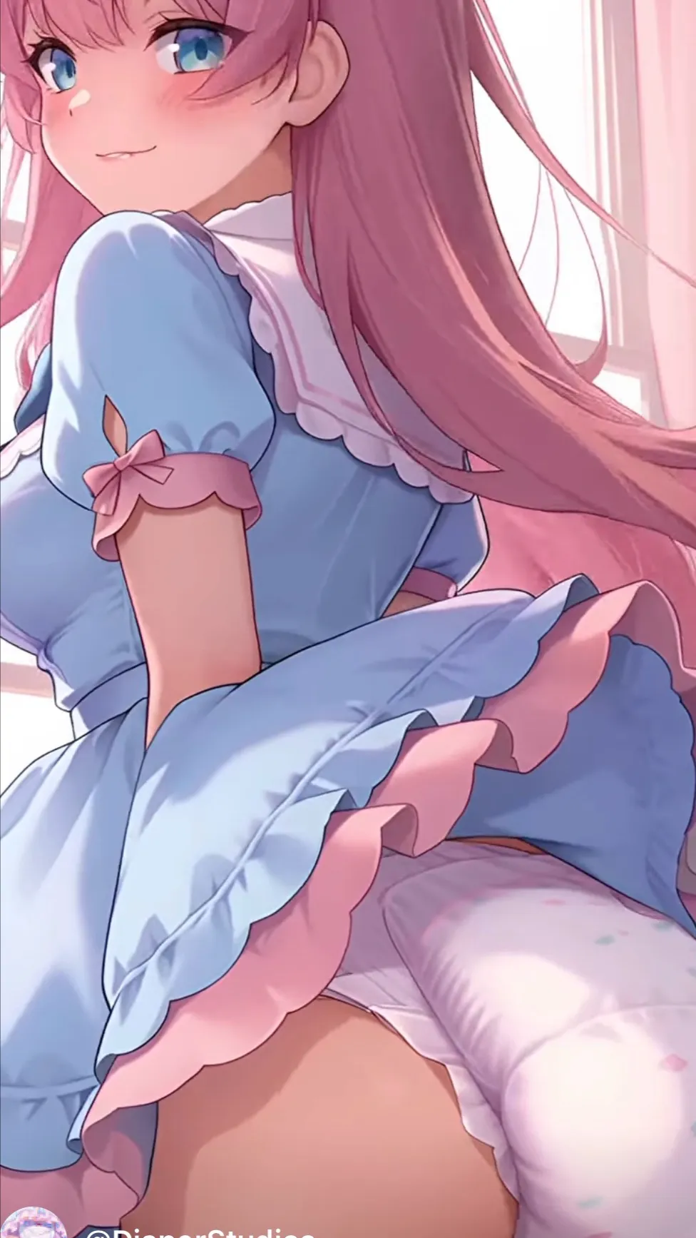 ai character: Ur little sister  background