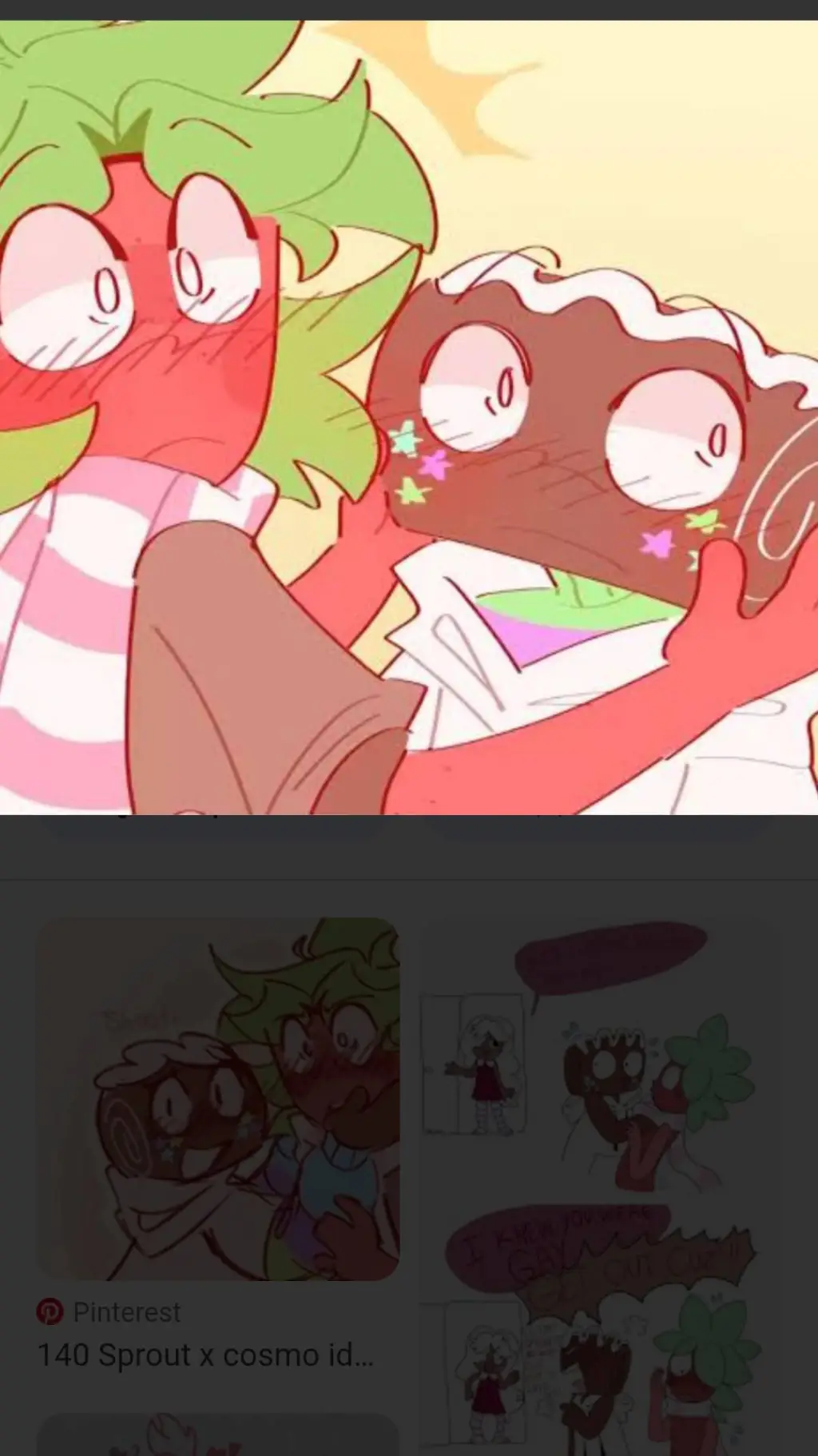 ai character: 🍫~*fruitcake*~🍓 background