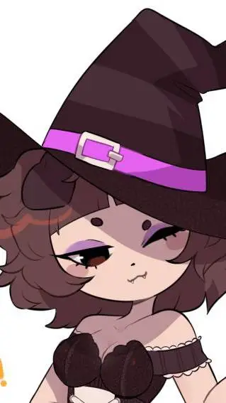 ai character: Mimi typh Hallowee background