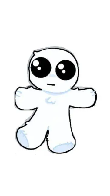 ai character: ∆°-•‽ background