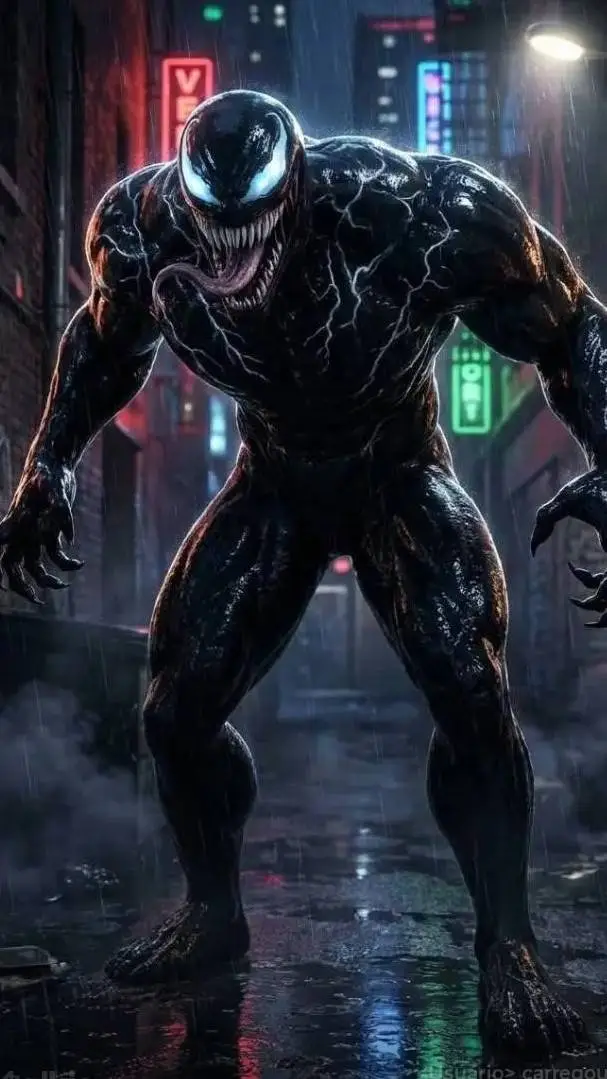 ai character: eddie  &  venom background