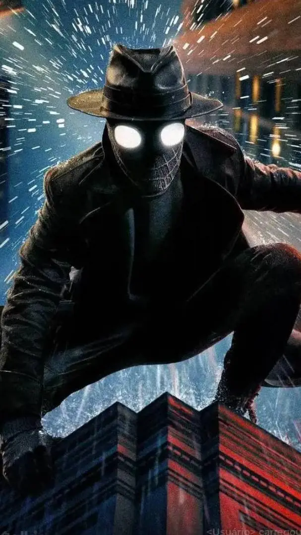 ai character: Spider-Noir background