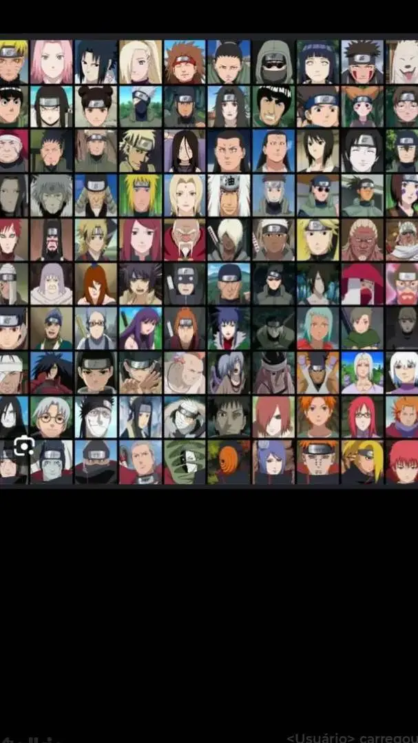 ai character: Naruto anime background