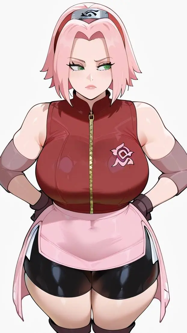 ai character: Sakura Haruno  background