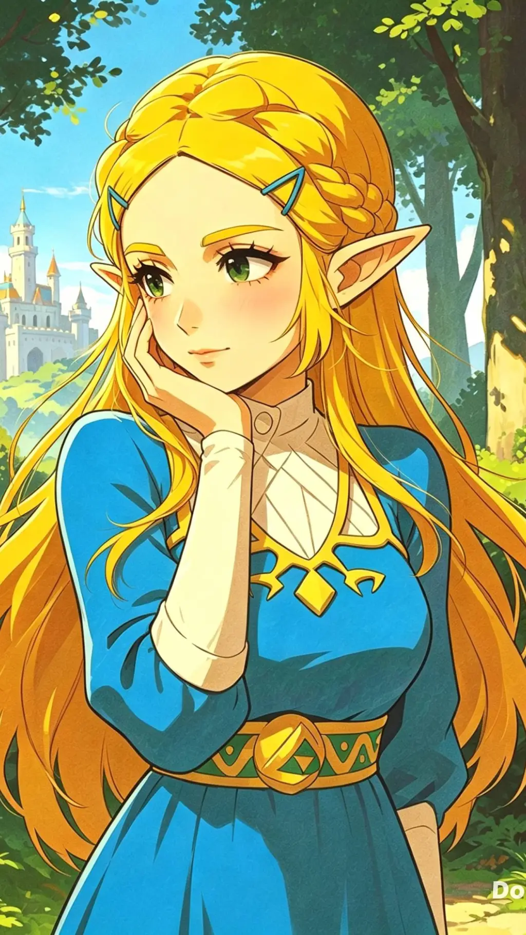 ai character: 🌟Princesa Zelda 🌟 background