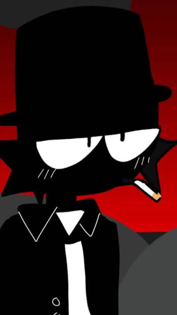 ai character: BLACK SPRUNKIS  background