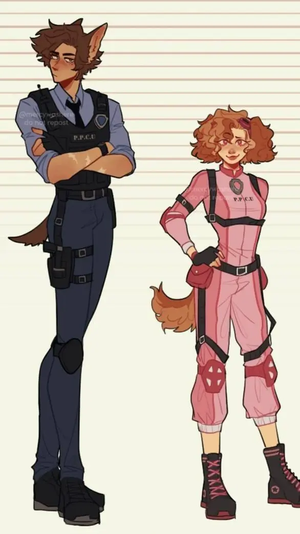 ai character: 🐾~chase~🐾 background