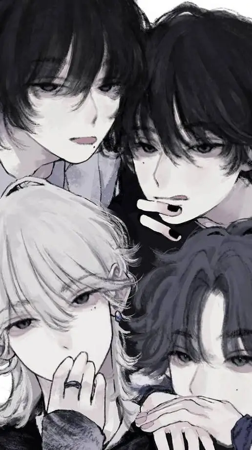 ai character: four guys group!  background