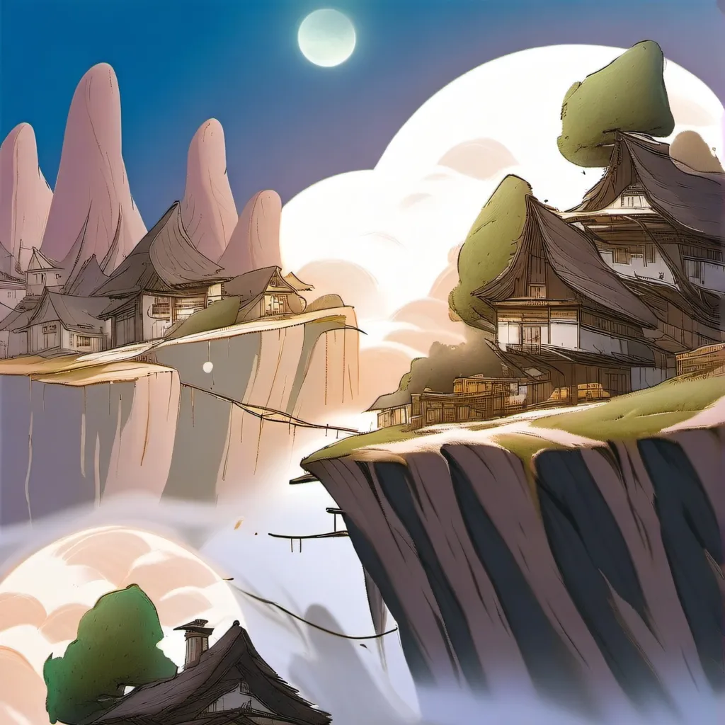 chat with ai character: strange village 