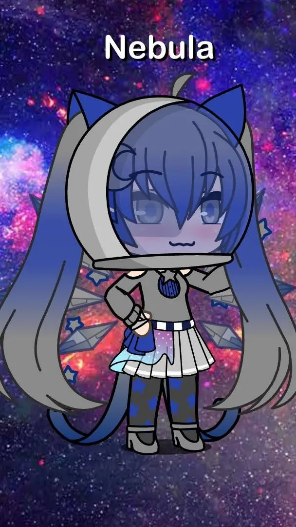 ai character: Nebula Neptune background