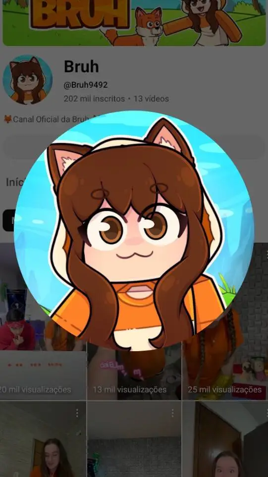 ai character: Bruna background