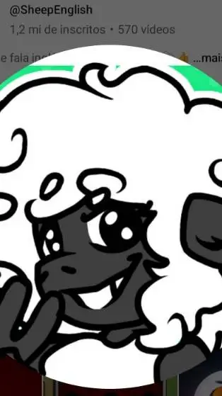 ai character: Sheep English  background