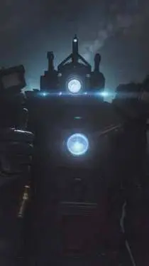 ai character: titan cameraman background