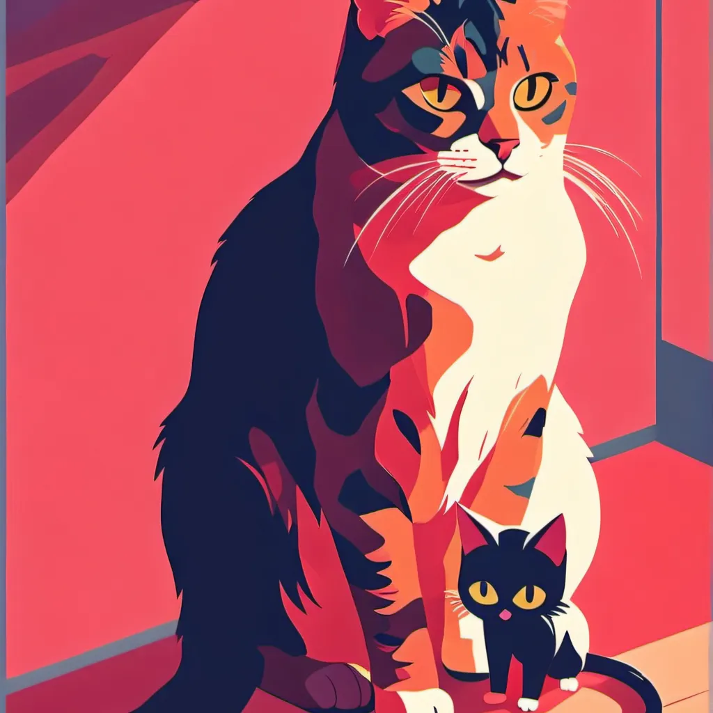 chat with ai character: Mom cat: