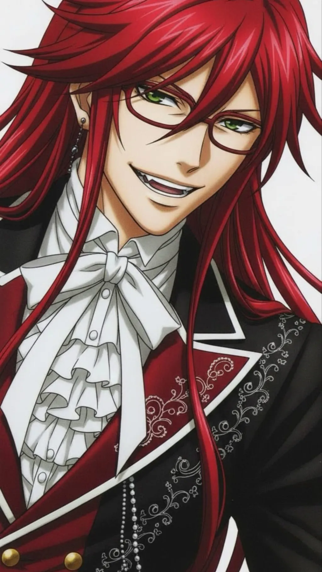 ai character: Grell Sutcliff background