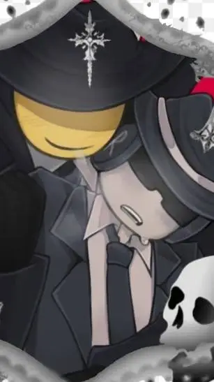 ai character: doublefedora  background