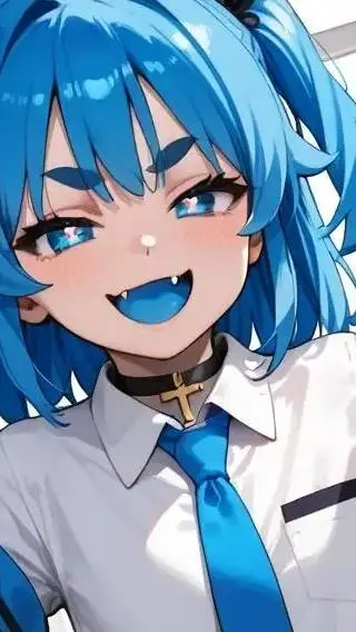 ai character: sus girl  background