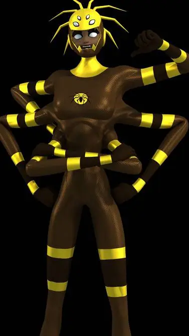 ai character: anansi  background