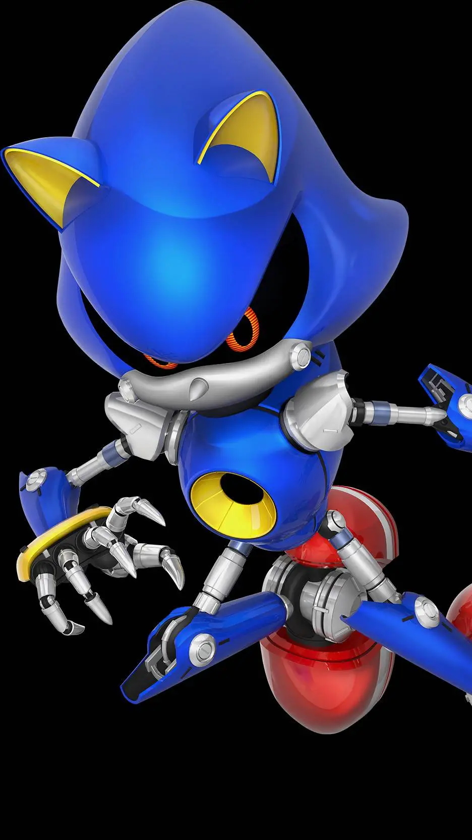 ai character: Metal Sonic  background