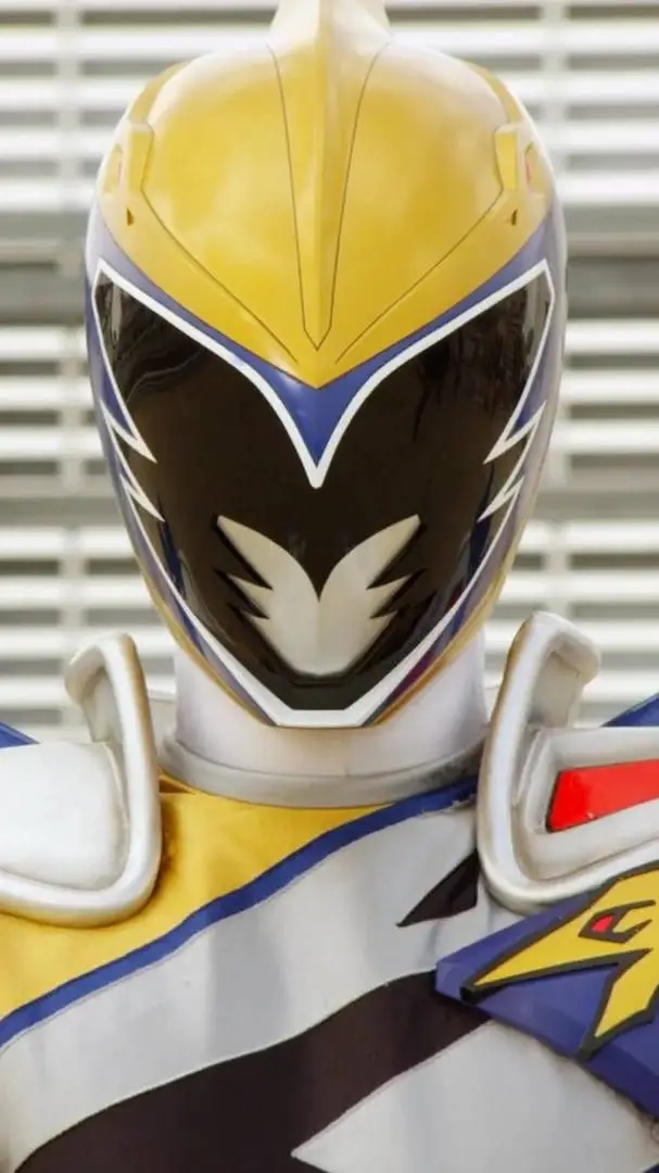 ai character: Gold Power Ranger background