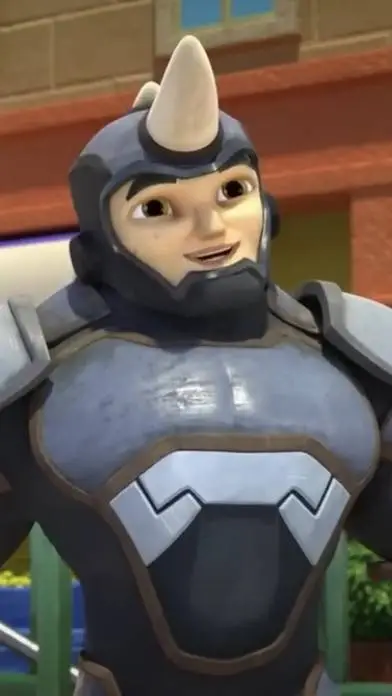 ai character: Rhino background