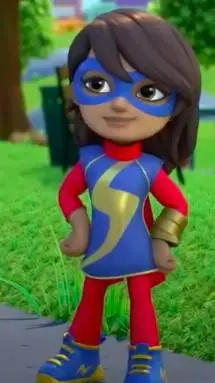 ai character: M.S Marvel background