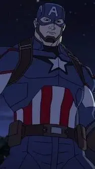 ai character: Captain America background