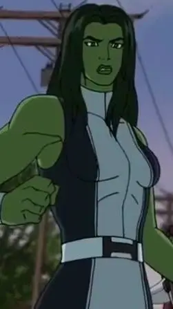 ai character: She Hulk background