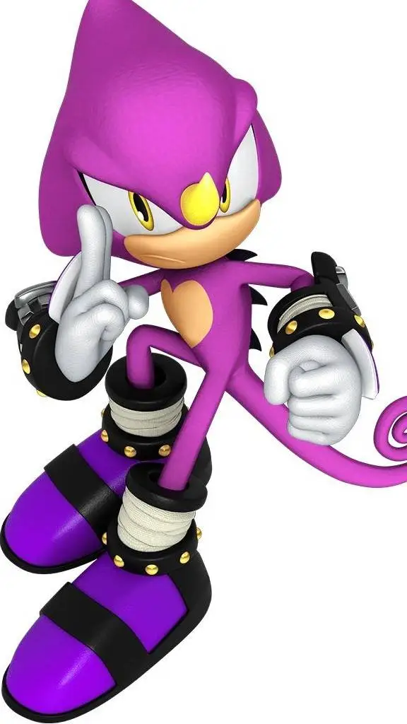 ai character: Espio the Chameleo background