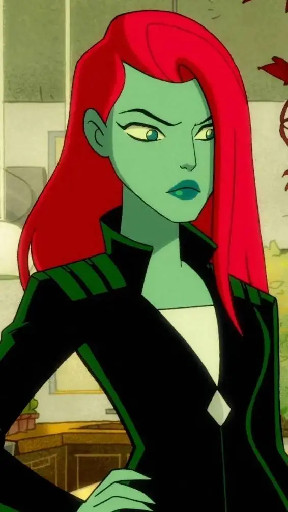 ai character: poison ivy  background