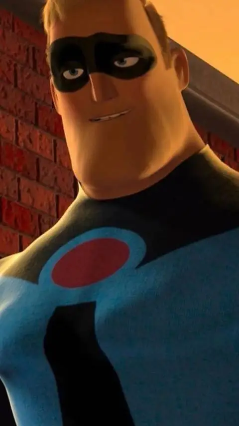 ai character: mr incredible  background