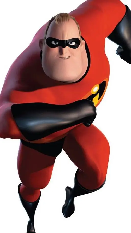ai character: mr incredible  background