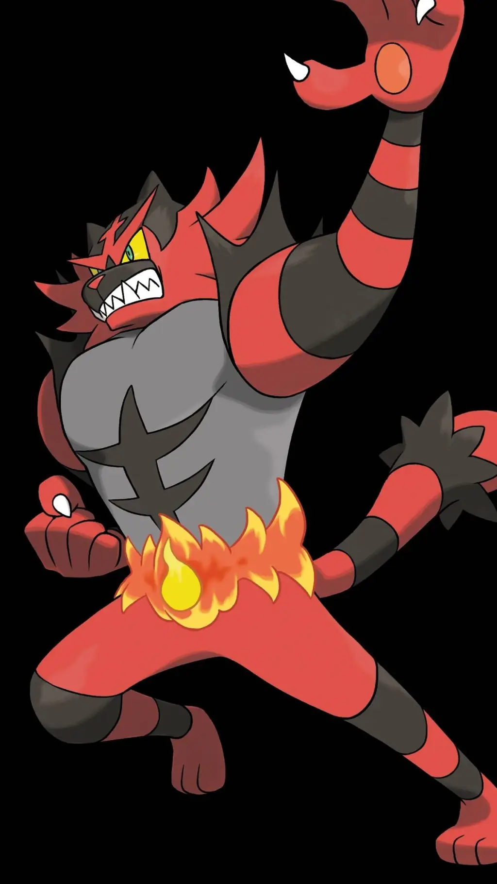 ai character: inceneroar background