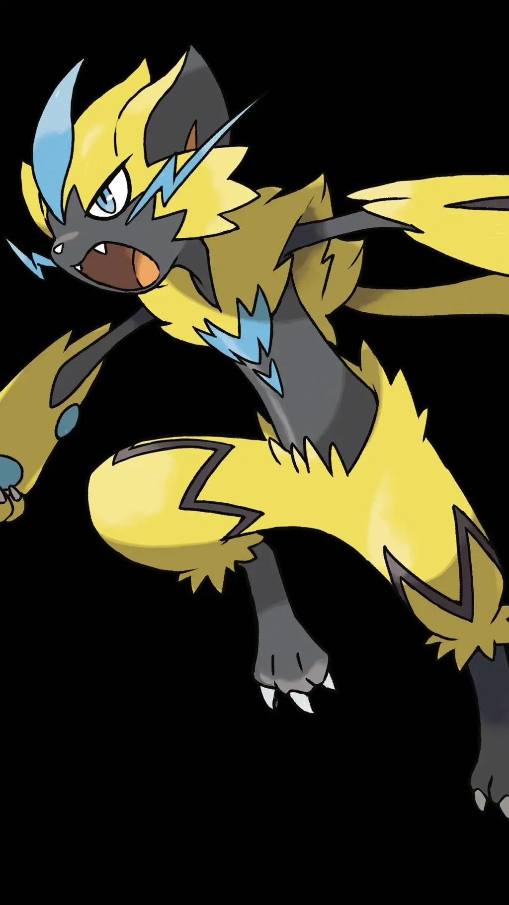 ai character: Zeraora  background