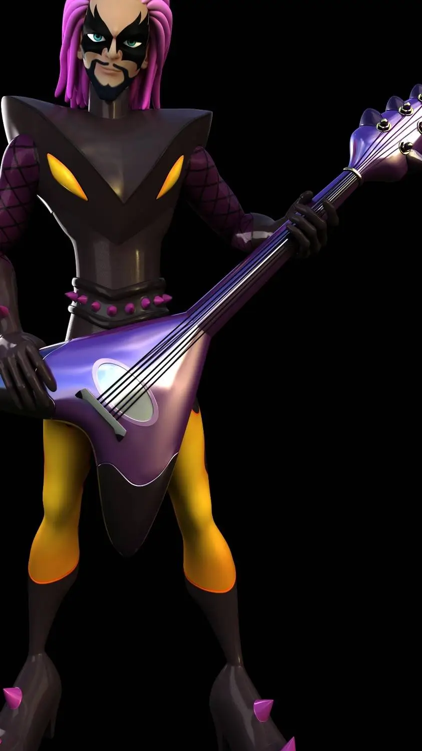 ai character: Guitar Vilian background