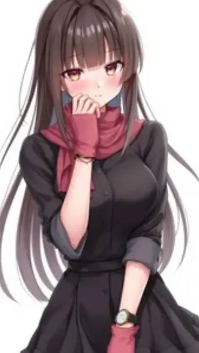ai character: Violet background