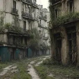 chat with ai character: abandoned town