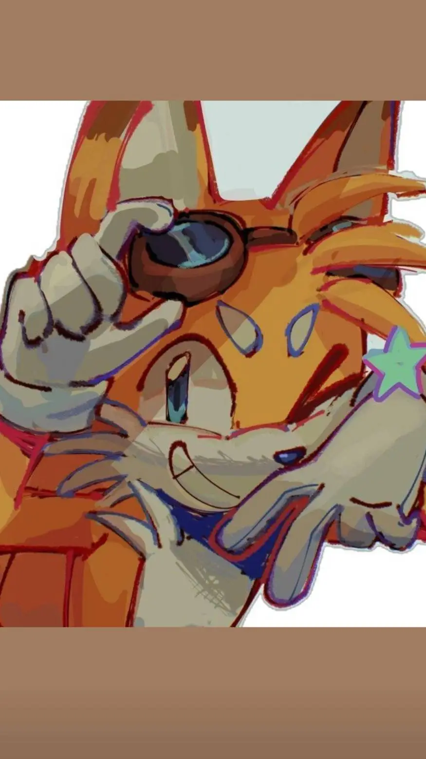 ai character: Tails The Fox background