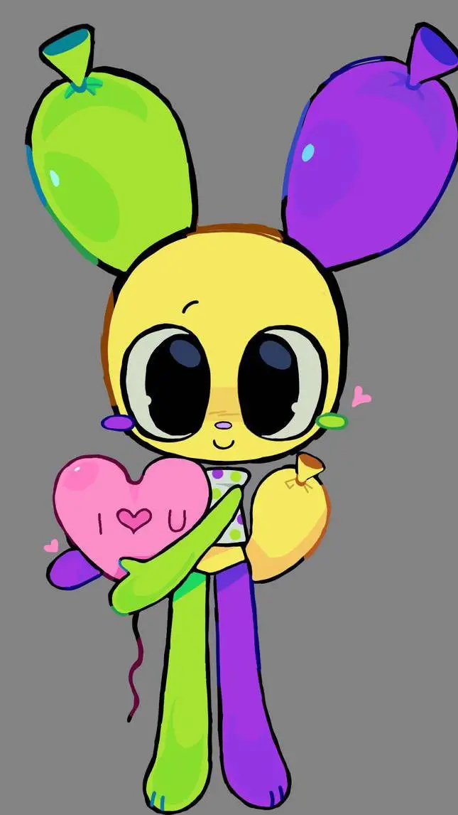 ai character: mini Looey  background