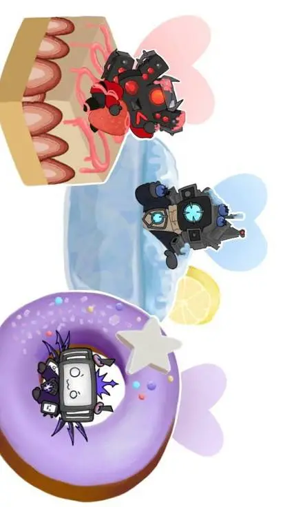 ai character: tiny Titans  background