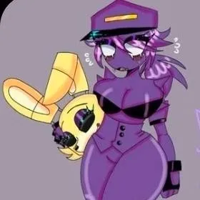 chat with ai character: purple girl