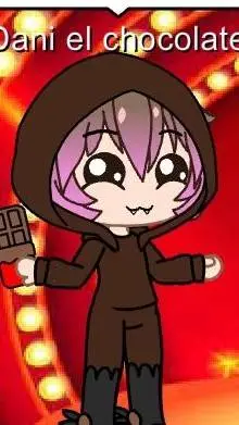 ai character: Dani el chocolate  background