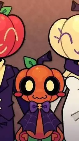 ai character: 👫👦🎃 de gourdy  background