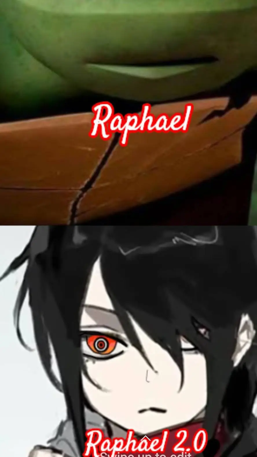 ai character: Raphael vs me  background