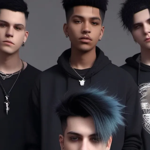 chat with ai character: goth boy click 